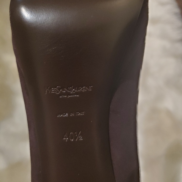 YSL Gisele Suede Platform Pump - Picture 8 of 16